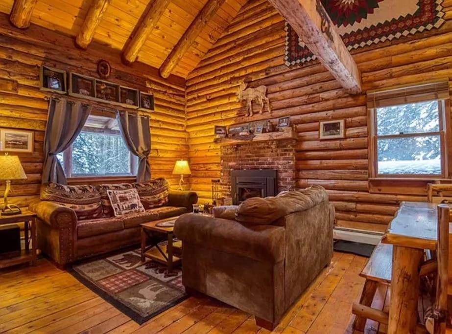Family-Focused & Pet-Friendly Log Cabin With 4Br 2Ba Sleeps 10 Bethlehem Exterior foto